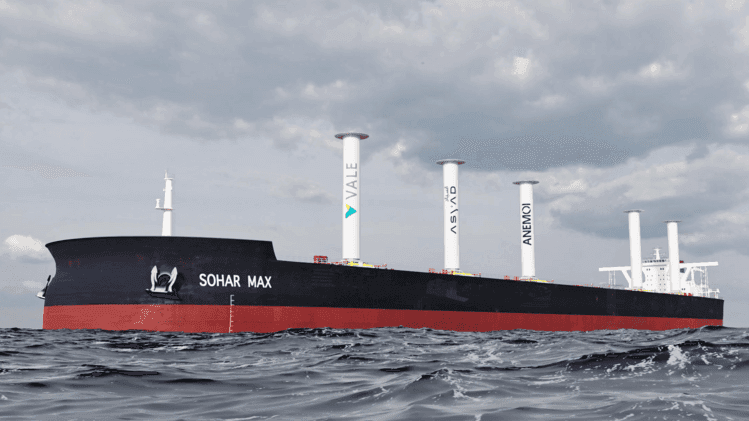 Vale adota velas rotativas no Valemax em 2024