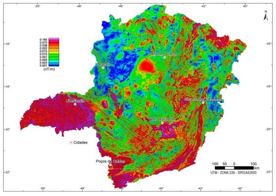 SGB disponibiliza projetos aerogeofísicos sobre Minas Gerais 