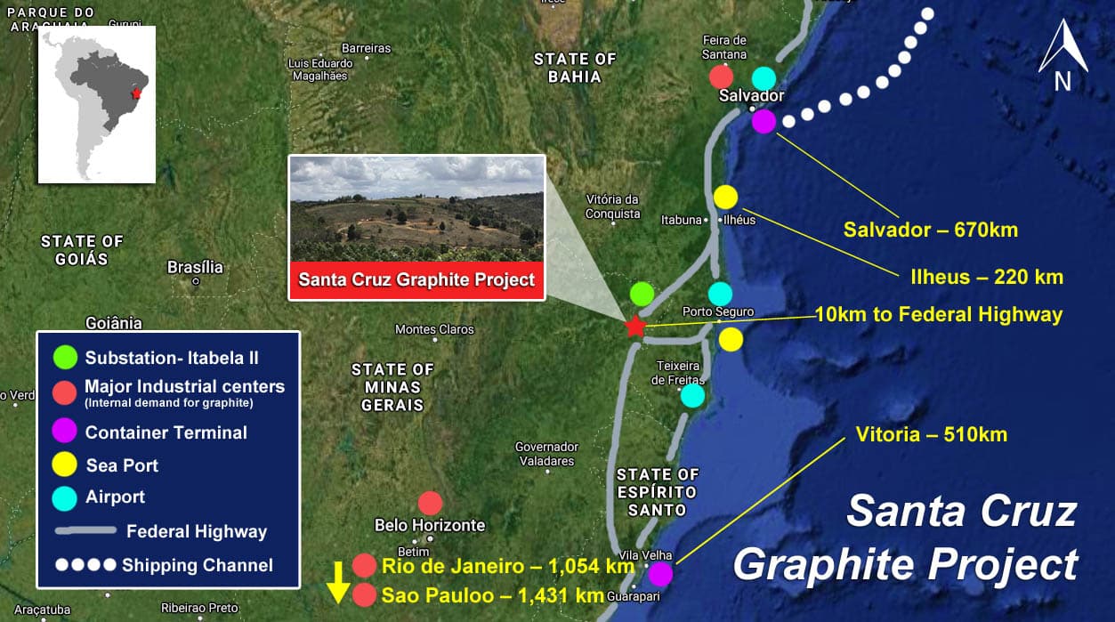 South Star Battery Metals tem licença para ampliar capacidade na Bahia 