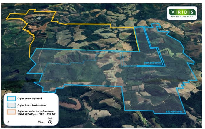 Viridis Mining amplia áreas de exploração em MG 