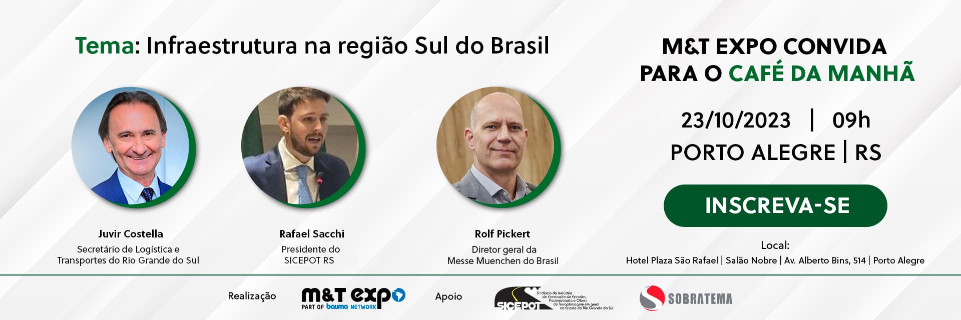 M&T Expo debate investimentos em infraestrutura no Sul