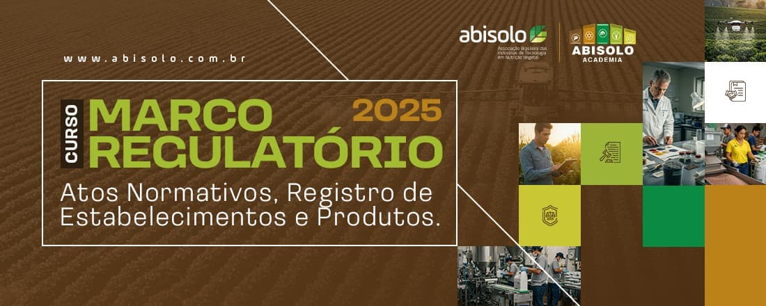 Abisolo promove em novembro curso para capacitar profissionais da área regulatória