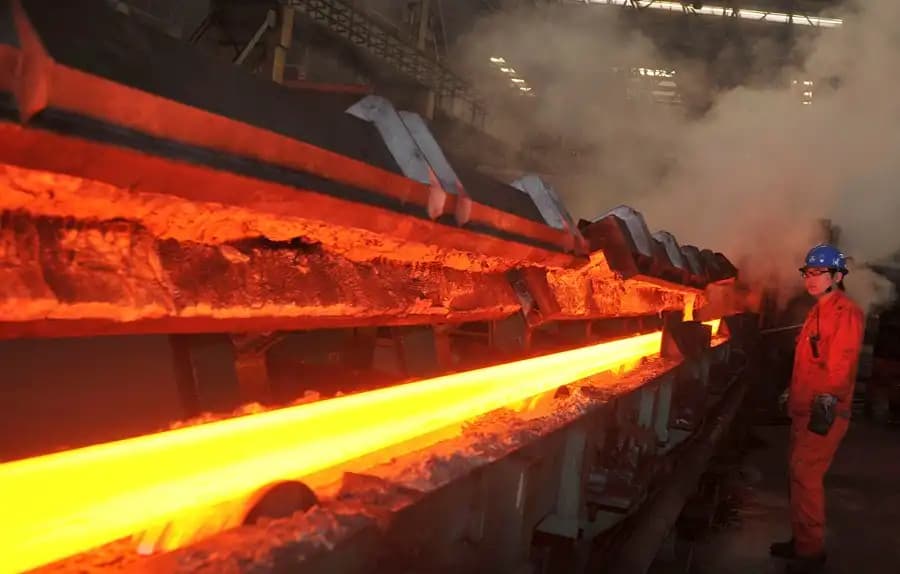 Produção mundial de aço cai 1,3% em julho
