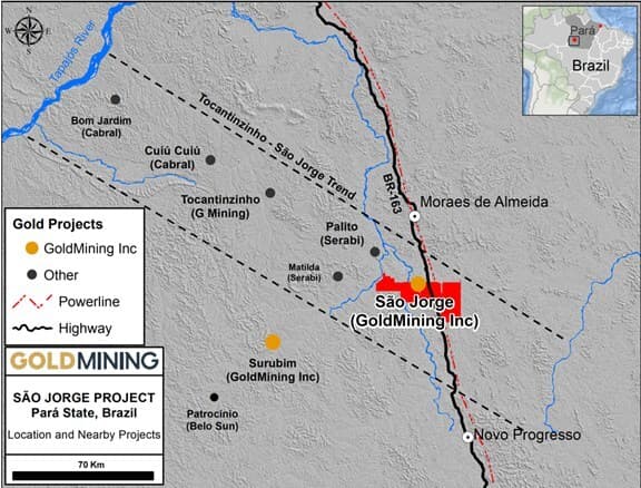 GoldMining descobre mineralização de ouro e cobre na região do Tapajós, Pará
