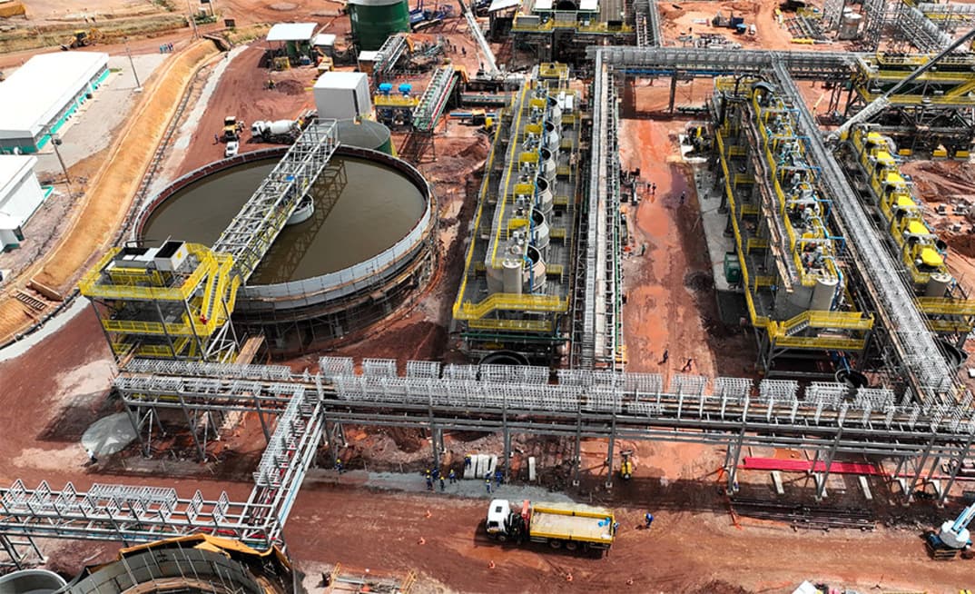 Produção da Ero Copper atinge 10.759 t no trimestre