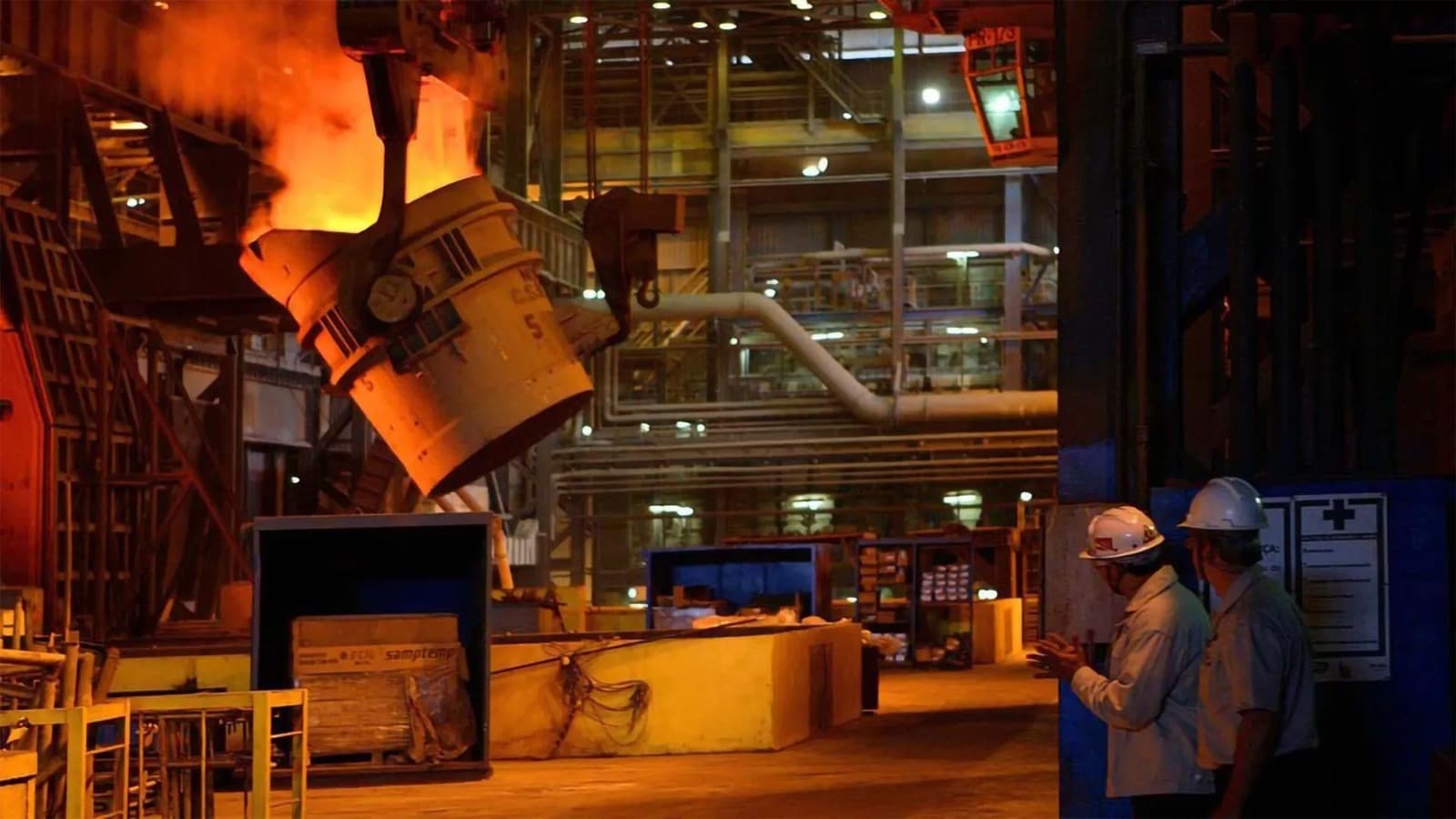 Produção mundial de aço cai 0,3% em abril e soma 155 milhões t