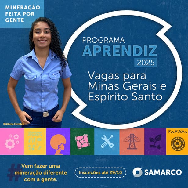 Jovem Aprendiz 2025 oferece 80 vagas em Germano e Ubu