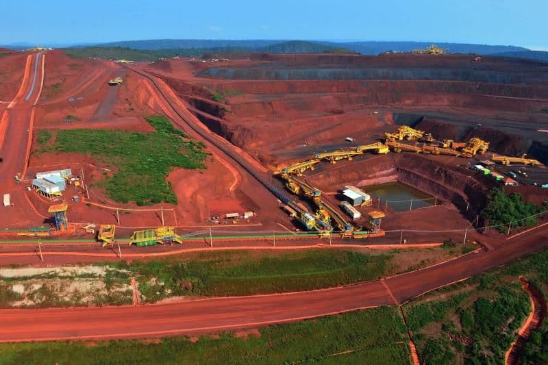Produção de minério de ferro aumenta 5,8%