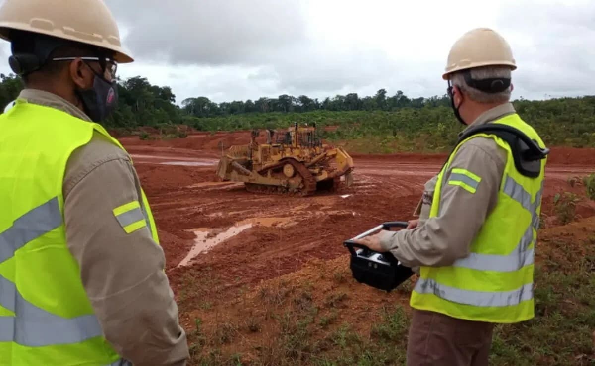 Tecnologia para operação remota de tratores na MRN