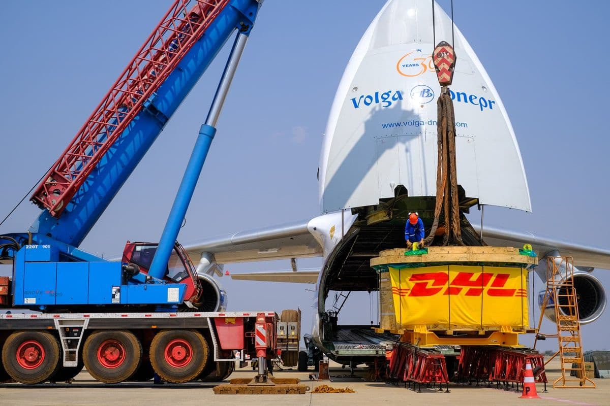 Antonov AN-124 transporta Munhão até Confins