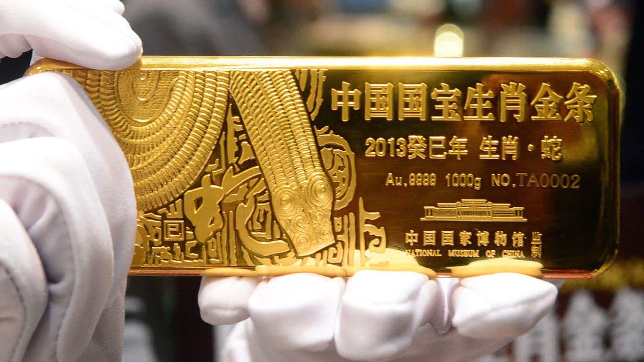 Reservas da China alcançam quase 15 mil toneladas
