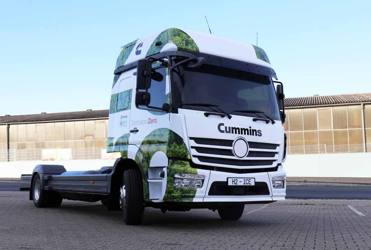 Caminhão movido a hidrogênio e destaque na Europa