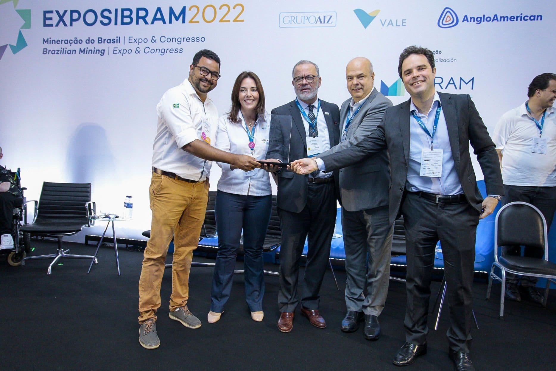 BAMIN recebe prêmio de melhor estande