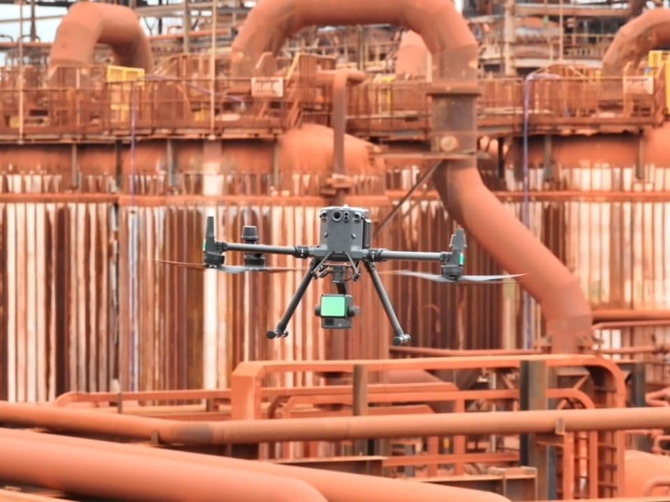 Alunorte investe em drones para monitorar planta de bauxita