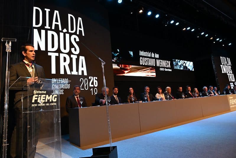 Gustavo Werneck recebe título de ‘Industrial do Ano’ da FIEMG