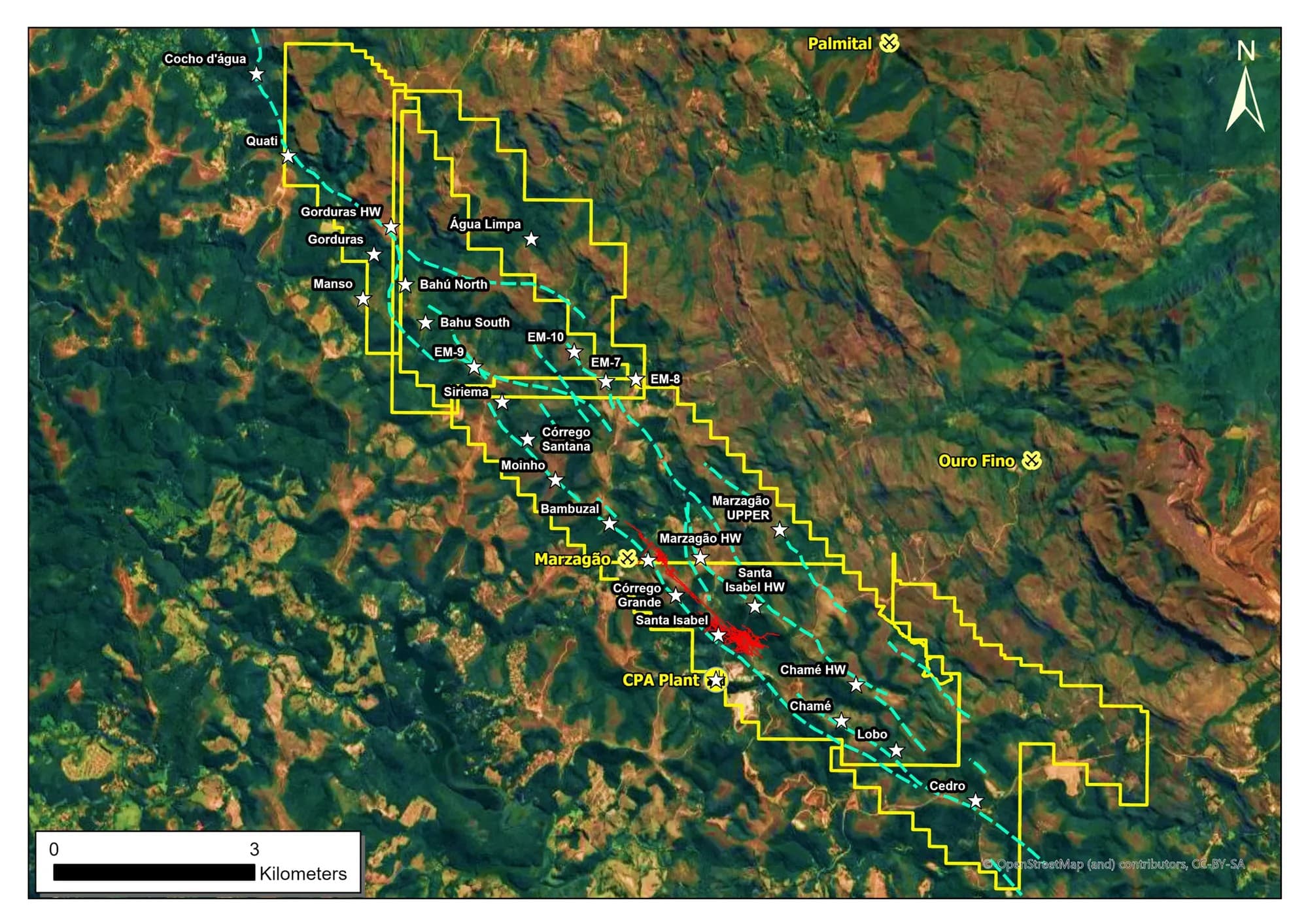 Jaguar Mining acelera plano de exploração no Quadrilátero Ferrífero