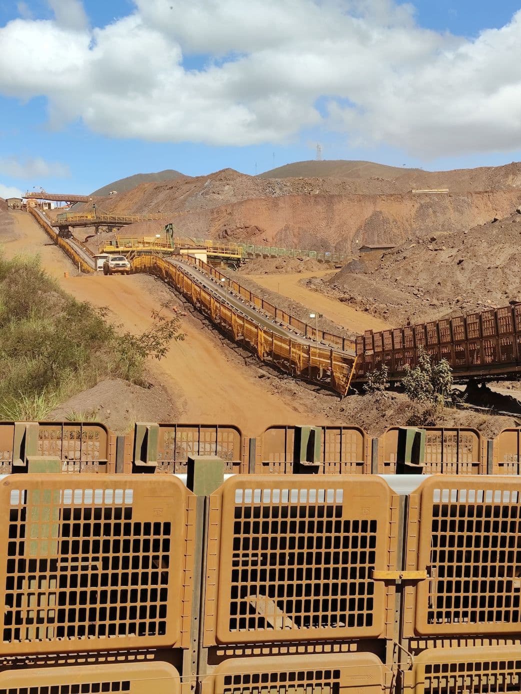 Recuperação de energia em correias transportadoras