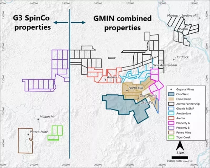 GMIN anuncia conclusão de acordo com a G2 Goldfields