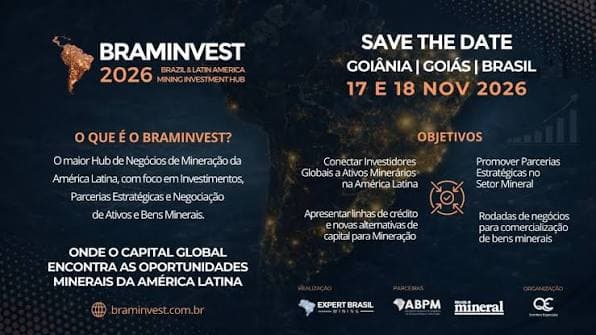 BRAMINVEST 2026 — Brazil & Latin America Mining Investment Hub